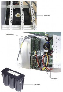Fan Low Voltage Power Supply and Battery  